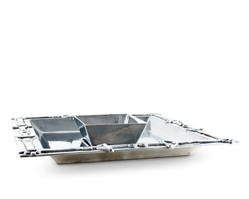 Equestrian Chip & Dip Bowl & Tray