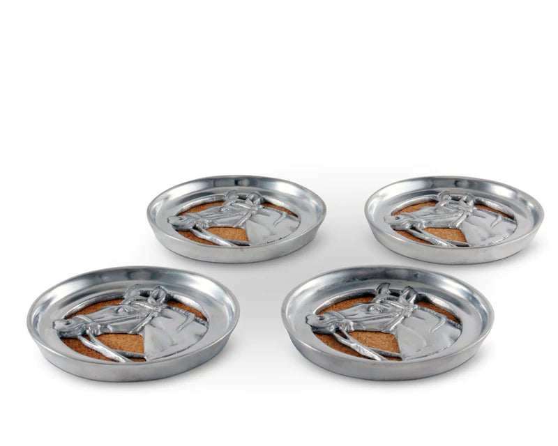 Equestrian Drink Coasters Set of 4