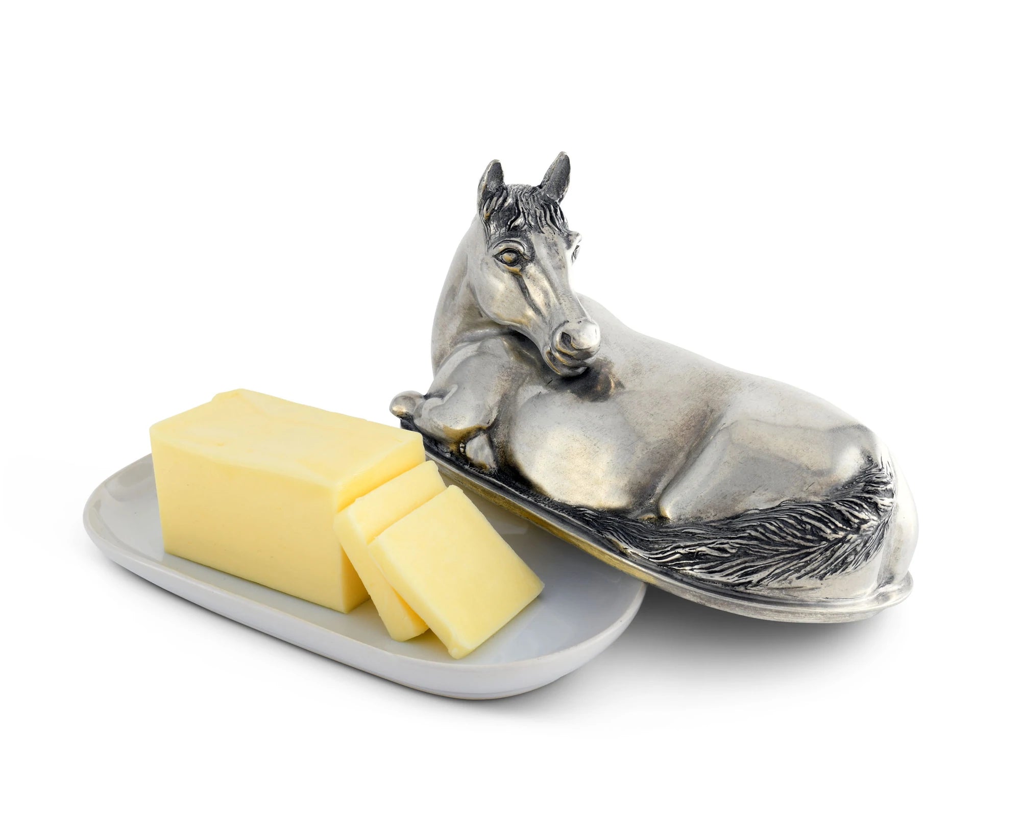 Horse Butter Dish