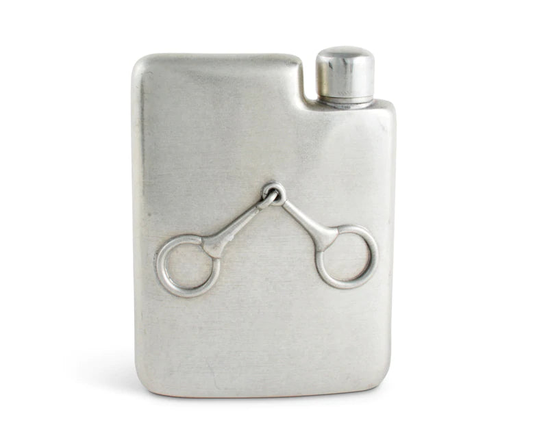Pewter Flask with Bit