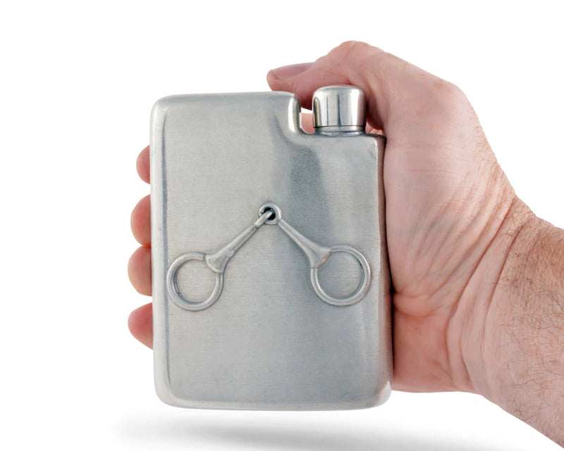 Pewter Flask with Bit