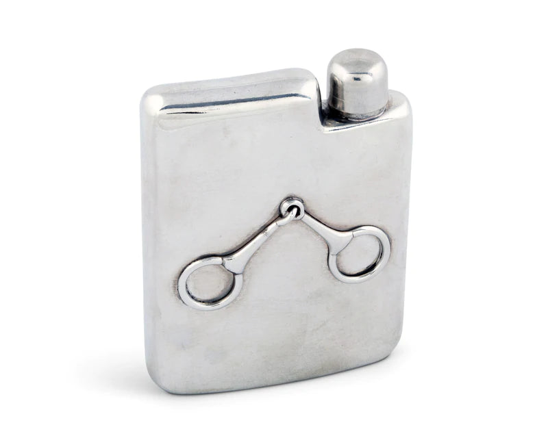 Pewter Flask with Bit