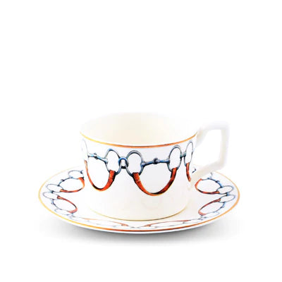 Wellington Bit Bone China Cup & Saucer