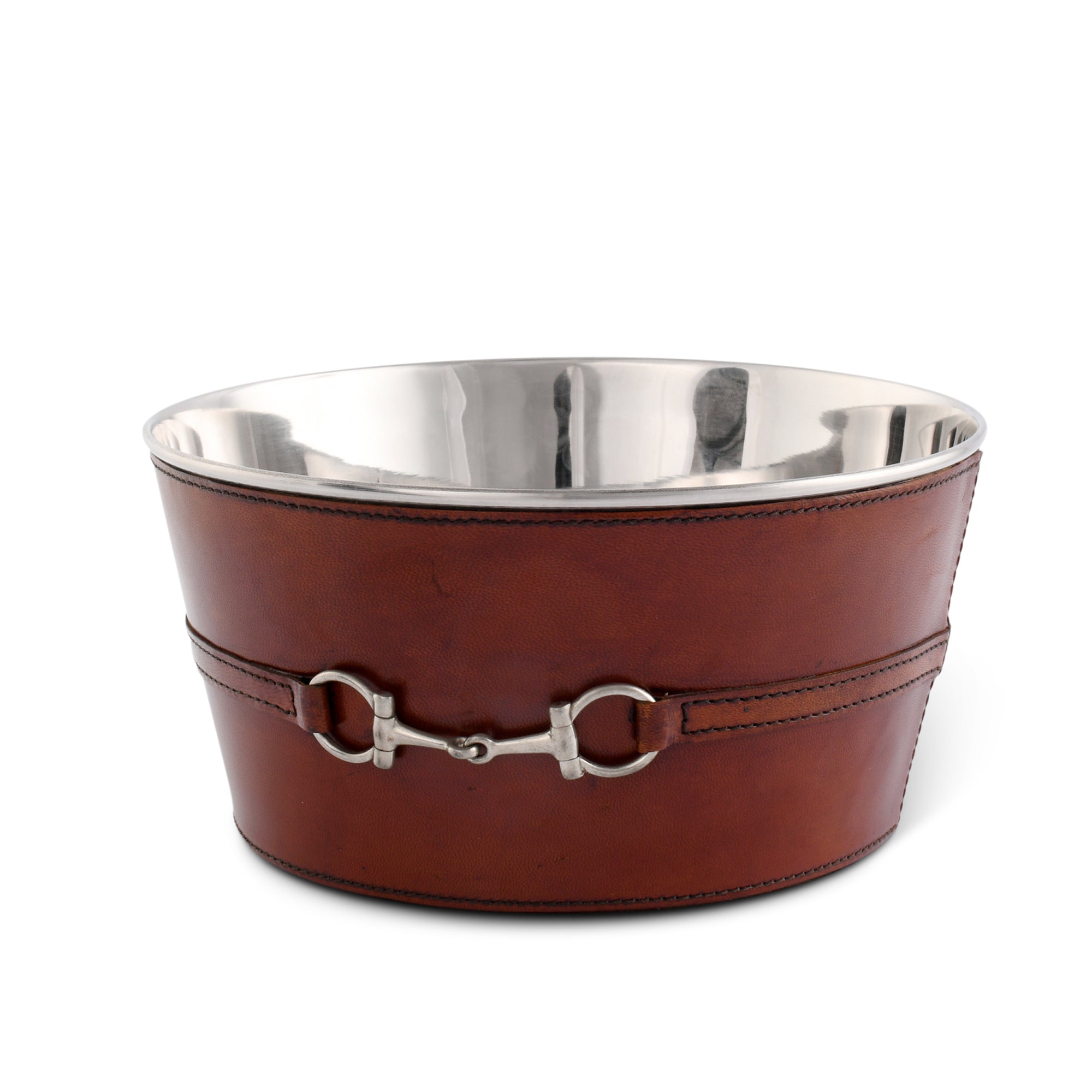 Leather Bit Ice Tub & Beverage Cooler