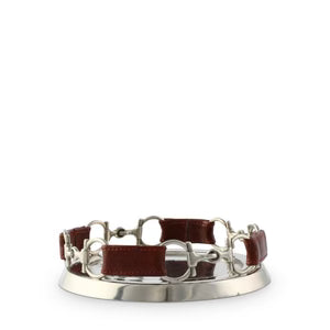 EQUESTRIAN HORSE BIT LEATHER WINE COASTER