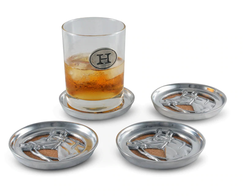 Equestrian Drink Coasters Set of 4