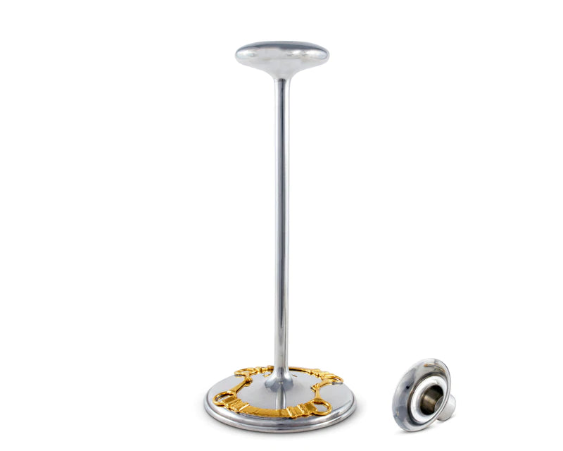 Golden Candlestick Taper Tea Lights