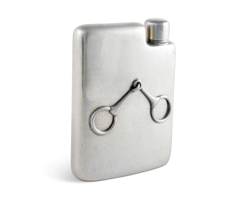Pewter Flask with Bit