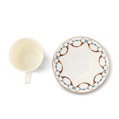 Wellington Bit Bone China Cup & Saucer
